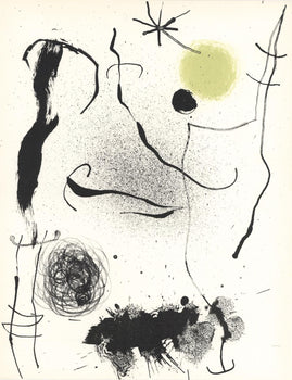 Joan Mir, Composition, Xxe Sicle, Lithograph