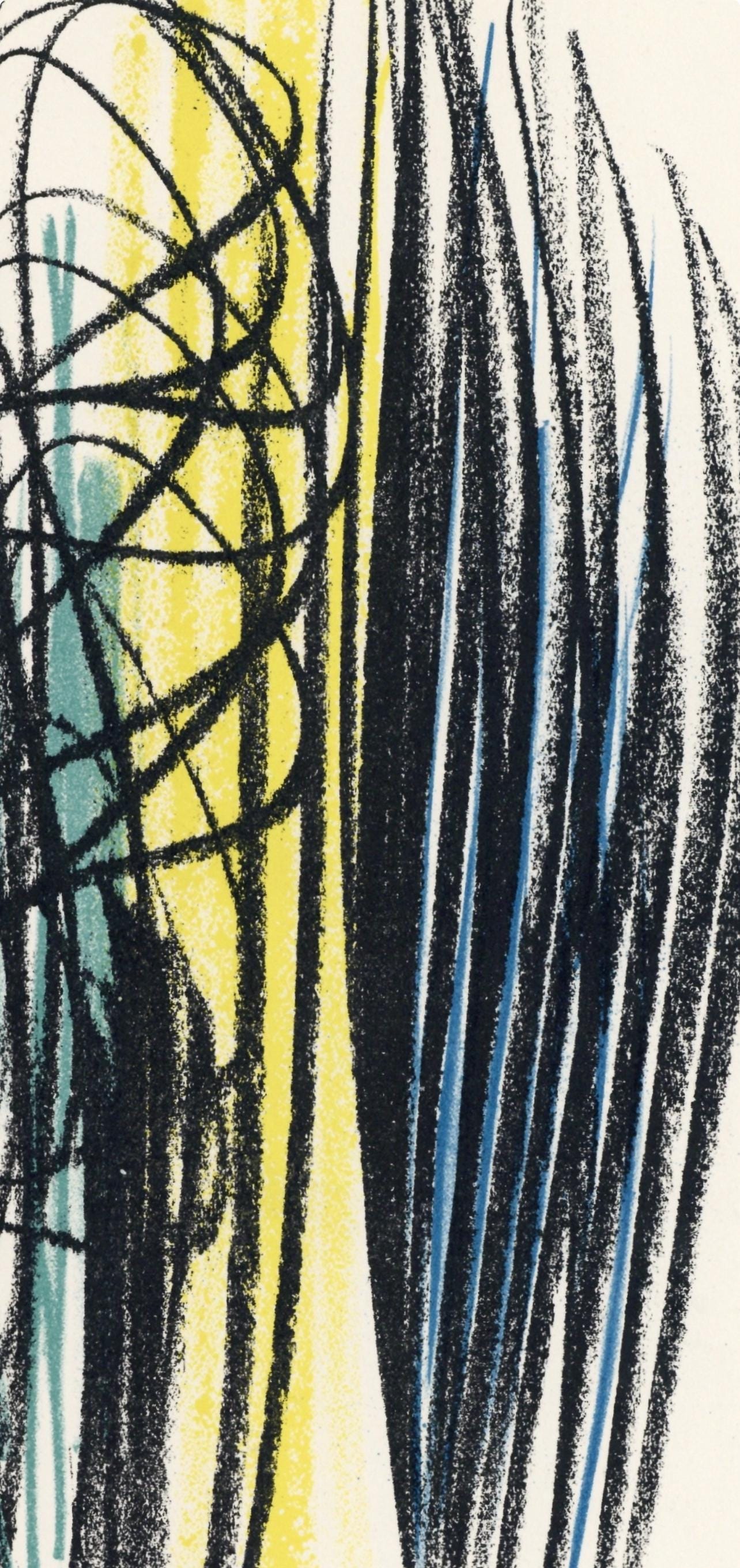Hans Hartung, Composition, Xxe Sicle, Lithograph