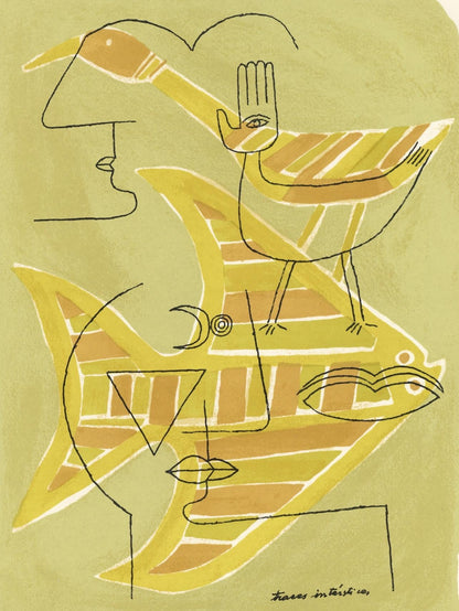 Victor Brauner Composition XXe Sicle Lithograph