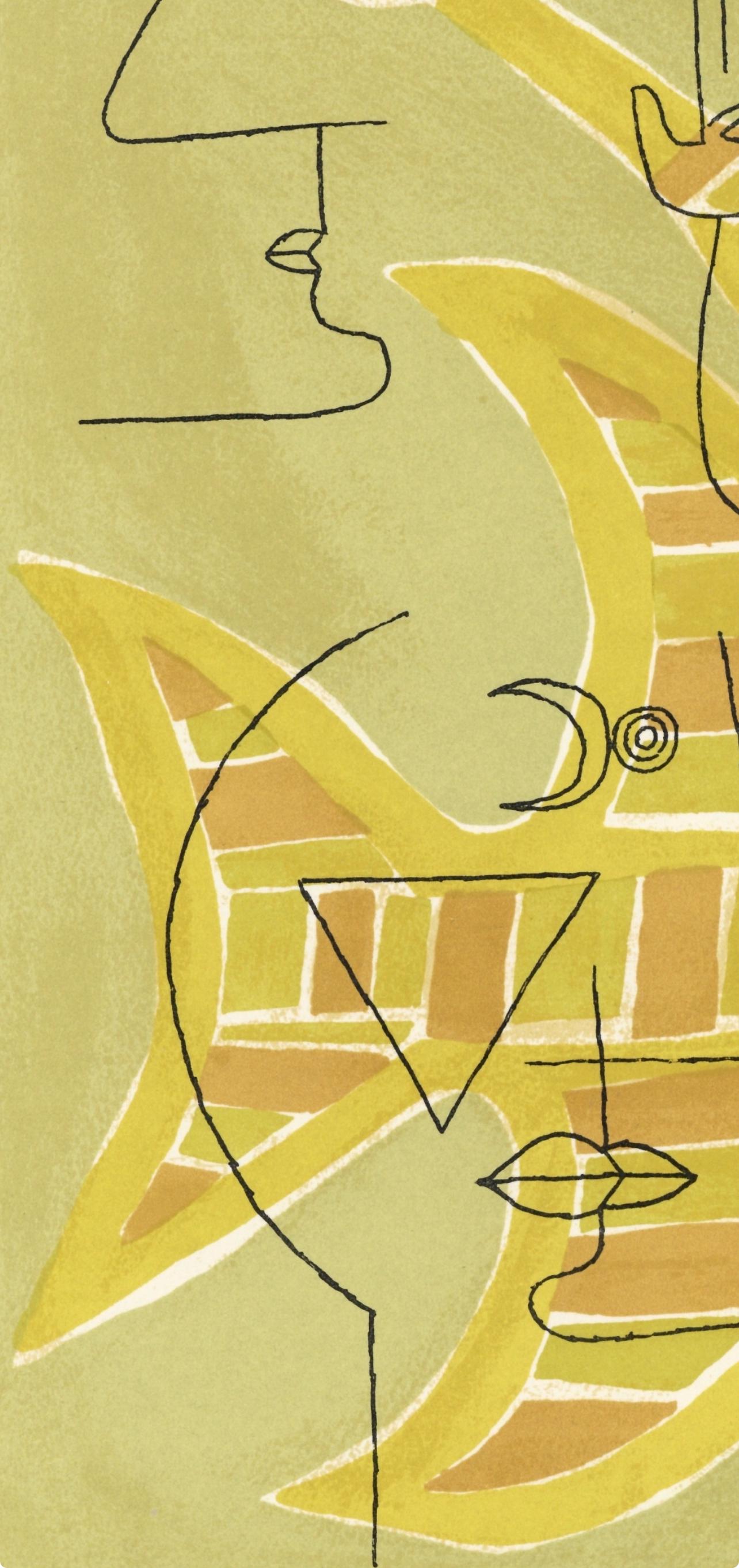 Victor Brauner Composition XXe Sicle Lithograph