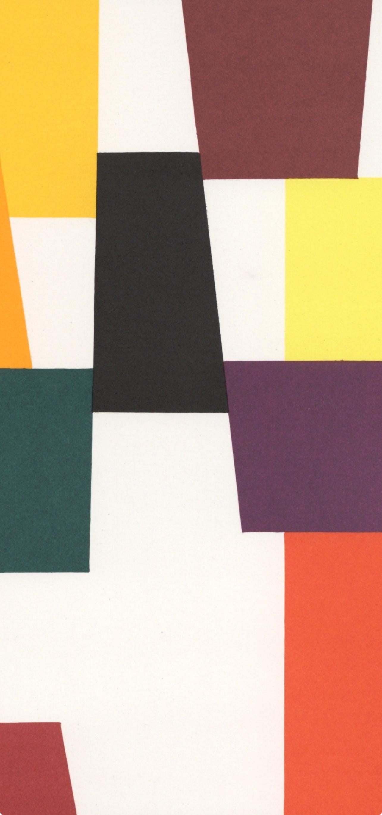 Yaacov Agam, Composition, Xxe Sicle, Lithograph