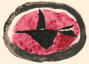 Georges Braque, Oiseau Au Couchant, Georges Braque Le Solitaire, Xxe Sicle, Lithograph