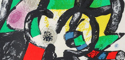 Joan Mir, Composition, Xxe Sicle, Lithograph