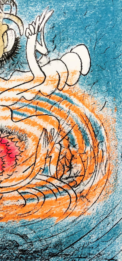 Roberto Matta, Composition, Xxe Sicle, Lithograph