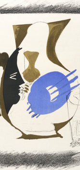 Georges Braque, Verre Et Pichet, Derrire Le Miroir, Lithograph