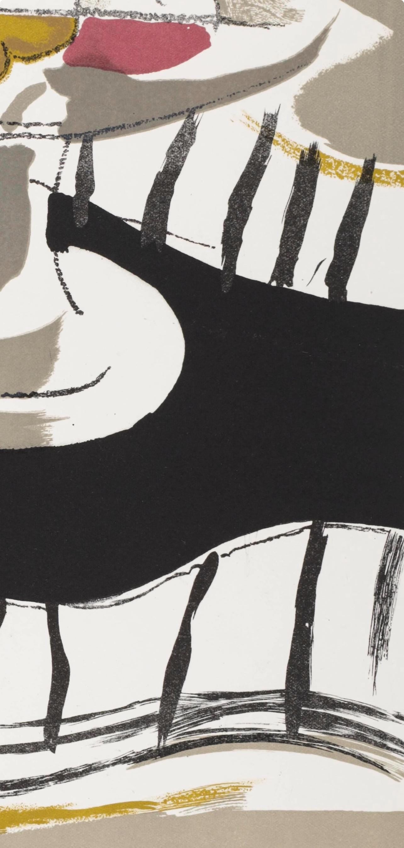 Georges Braque, Compotier, Derrire Le Miroir, Lithograph