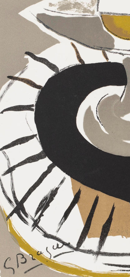 Georges Braque, Compotier, Derrire Le Miroir, Lithograph