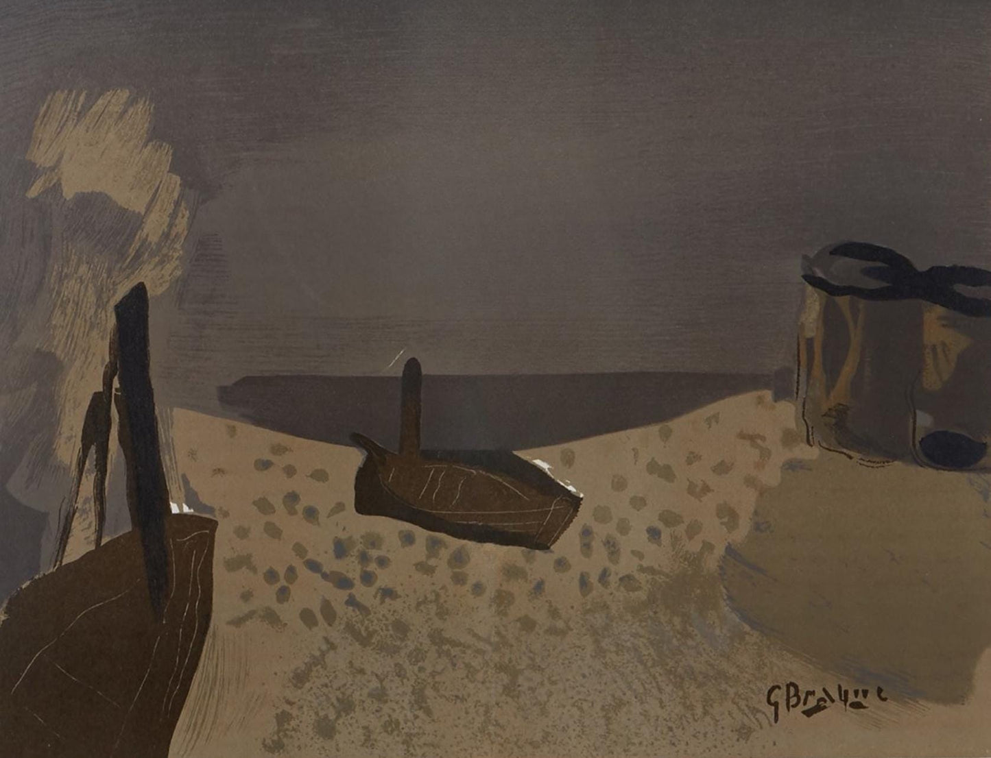 Georges Braque, Marine, Derrire Le Miroir, Lithograph