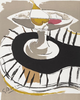 Georges Braque, Compotier, Derrire Le Miroir, Lithograph