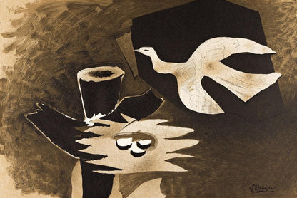 Georges Braque, L'Oiseau Et Son Nid, Derrire Le Miroir, Lithograph