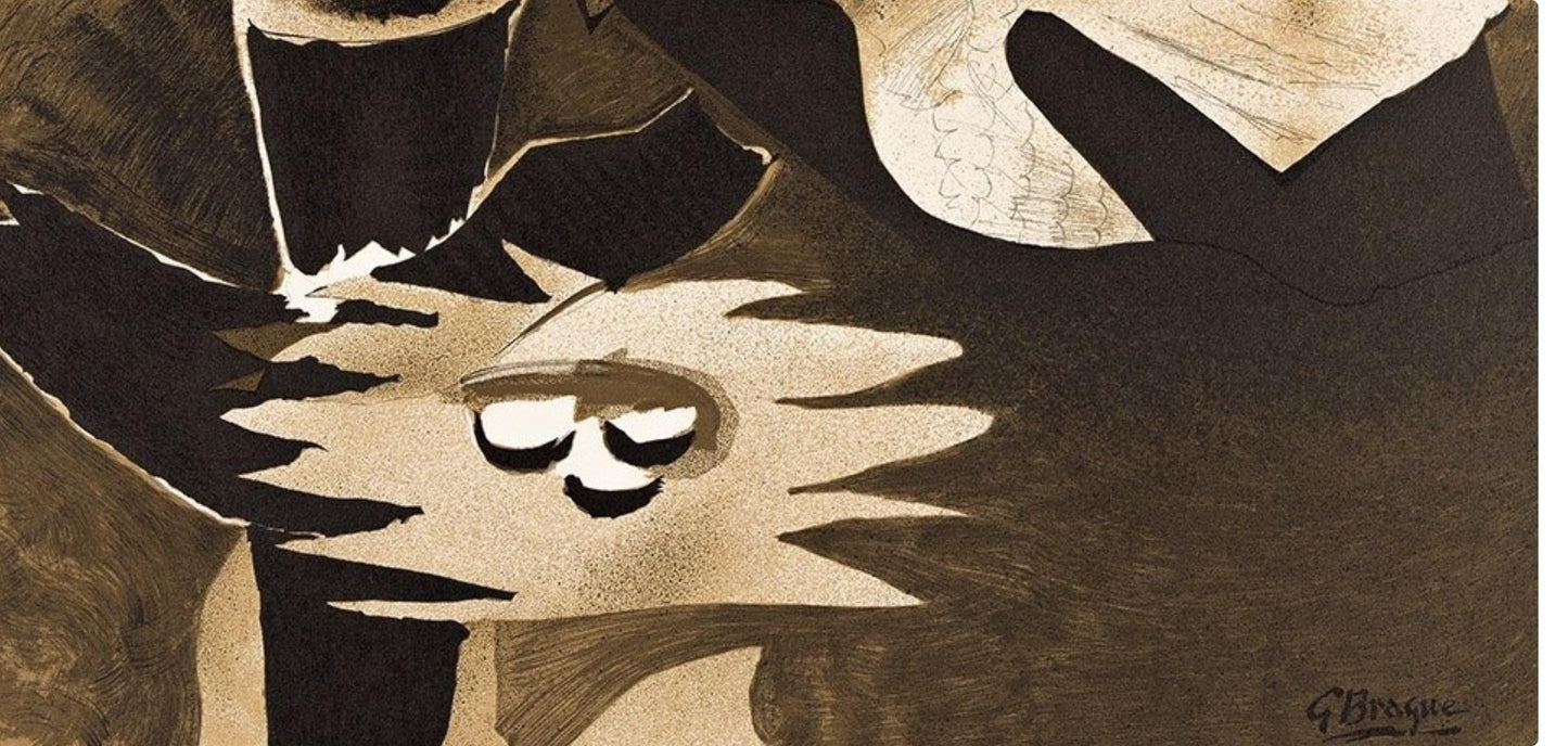 Georges Braque, L'Oiseau Et Son Nid, Derrire Le Miroir, Lithograph