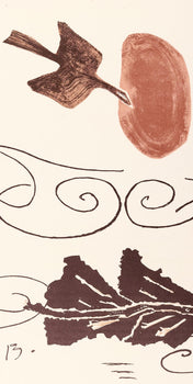 Georges Braque, Oiseau, Derrire Le Miroir, Lithograph