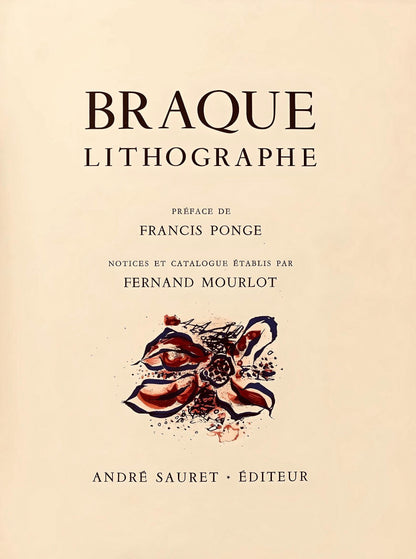 Georges Braque, Composition, Braque Lithographe, Lithograph