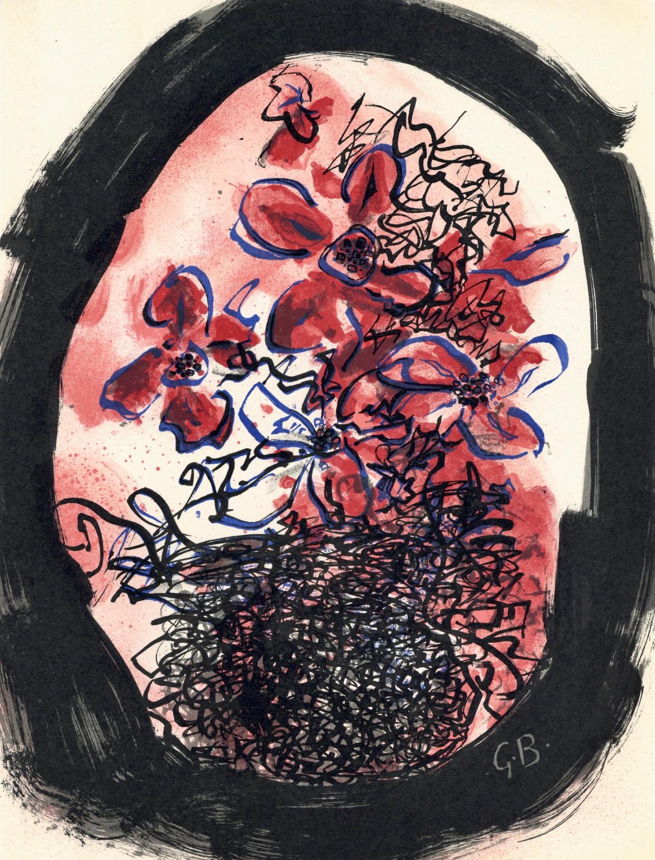 Georges Braque, Composition, Braque Lithographe, Lithograph