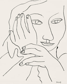 Fernand Lger, Composition, Levers De Rideau Sur La Question Du Bonheur, Lithograph