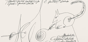 Saul Steinberg, Composition, Derrire Le Miroir, Lithograph