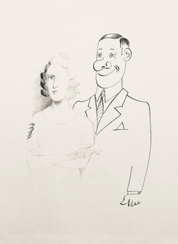 Saul Steinberg, Composition, Derrire Le Miroir, Lithograph