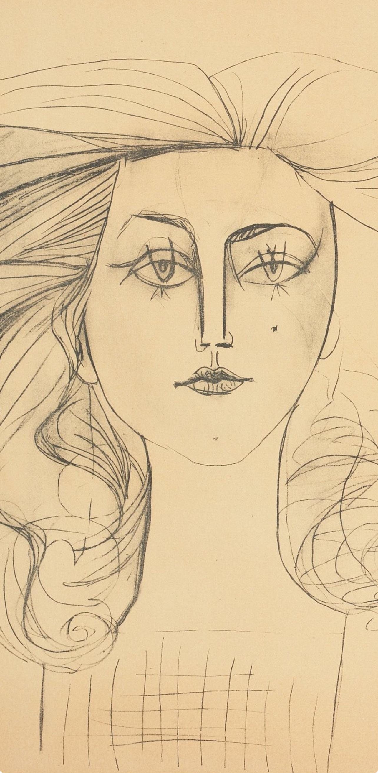 Pablo Picasso, Composition (Cramer 67; Bloch 748; Mourlot 245; Bloch, Books 66), La Guerre Et La