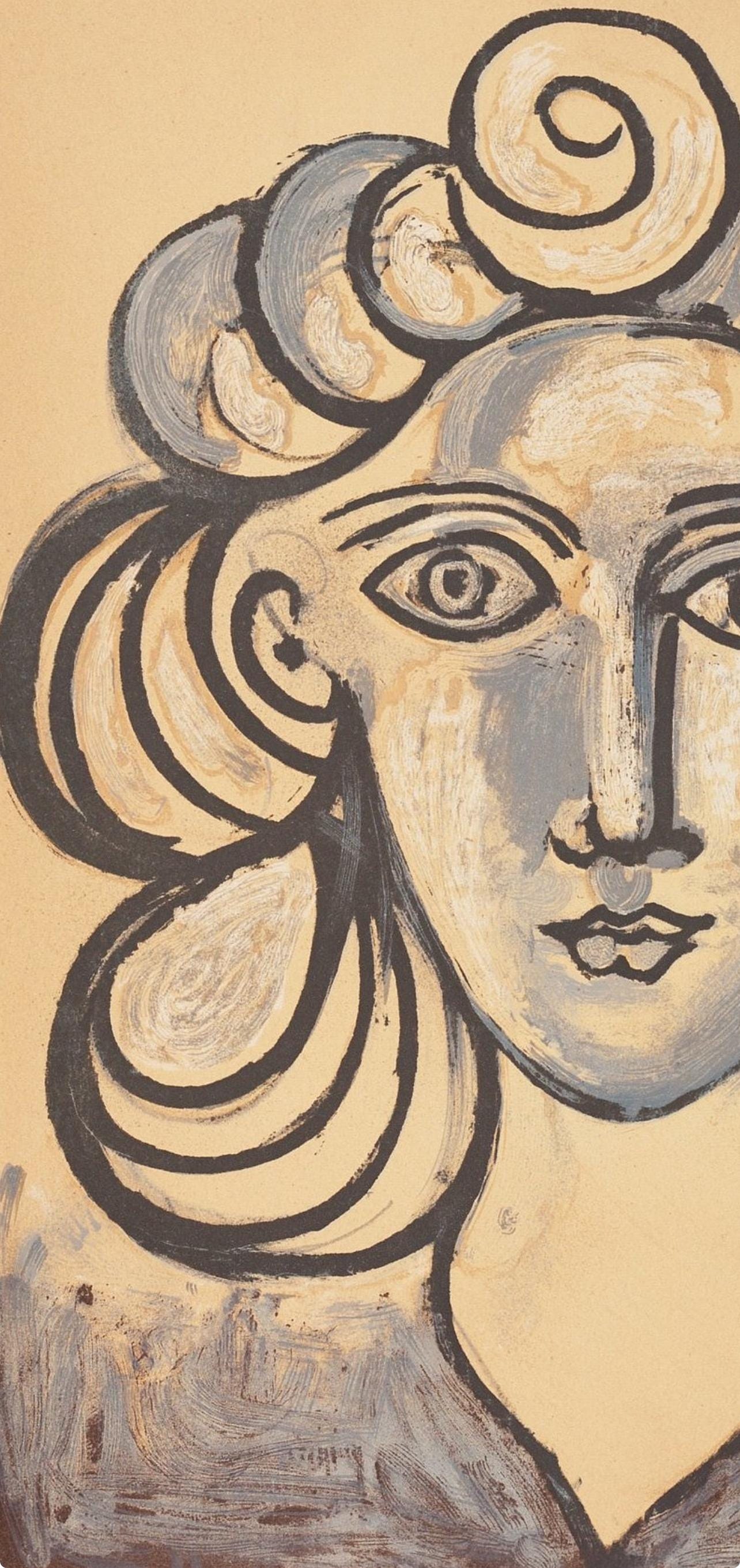 Pablo Picasso, Composition (Cramer 67; Bloch 748; Mourlot 245; Bloch, Books 66), La Guerre Et La