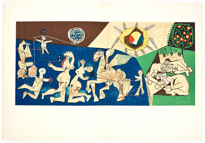Pablo Picasso, Composition (Cramer 67; Bloch 748; Mourlot 245; Bloch, Books 66), La Guerre Et La