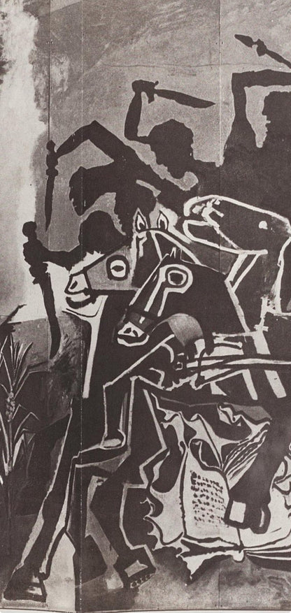 Pablo Picasso, Composition (Cramer 67; Bloch 748; Mourlot 245; Bloch, Books 66), La Guerre Et La