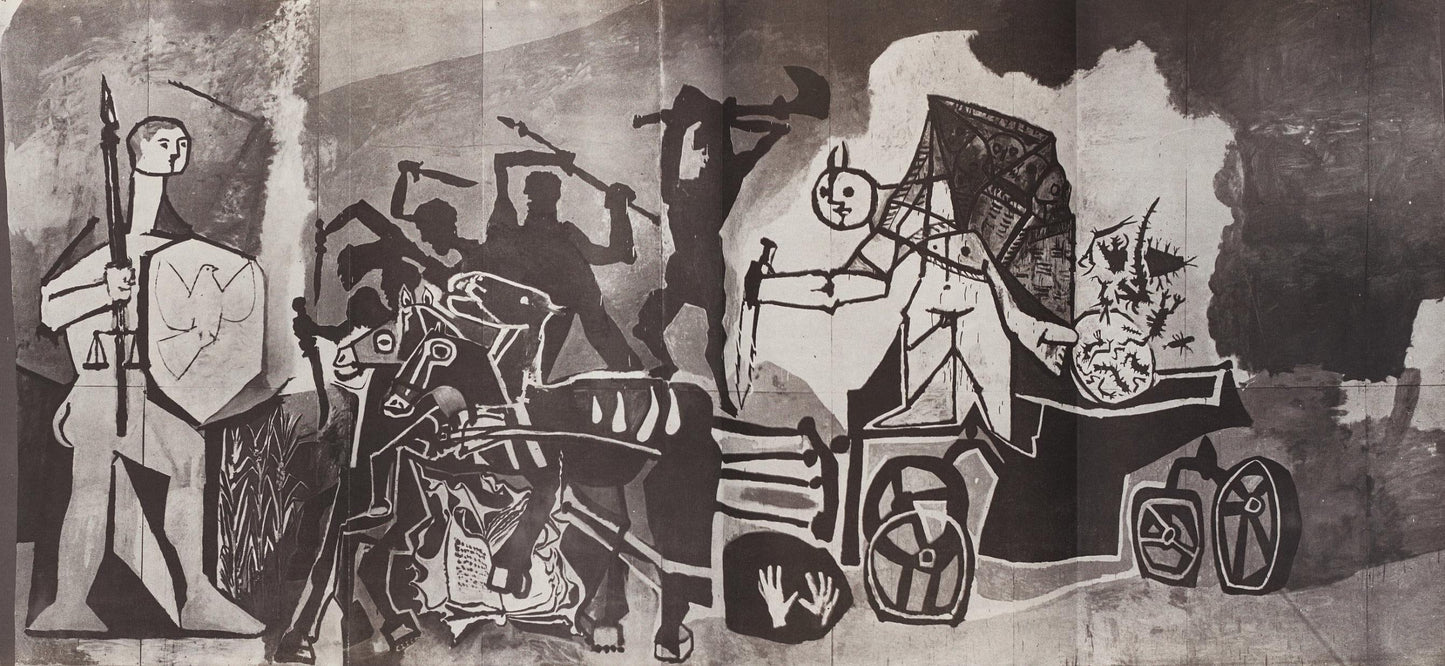 Pablo Picasso, Composition (Cramer 67; Bloch 748; Mourlot 245; Bloch, Books 66), La Guerre Et La
