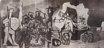 Pablo Picasso, Composition (Cramer 67; Bloch 748; Mourlot 245; Bloch, Books 66), La Guerre Et La