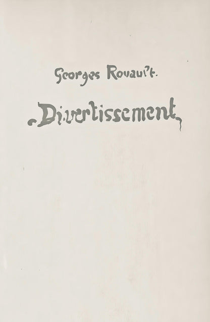 Georges Rouault, Composition, Divertissement, Lithograph