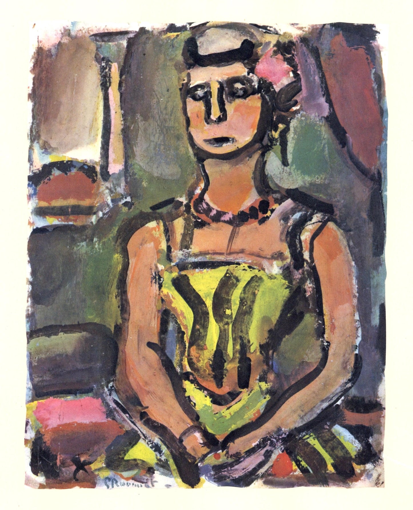 Georges Rouault, Composition, Divertissement, Lithograph