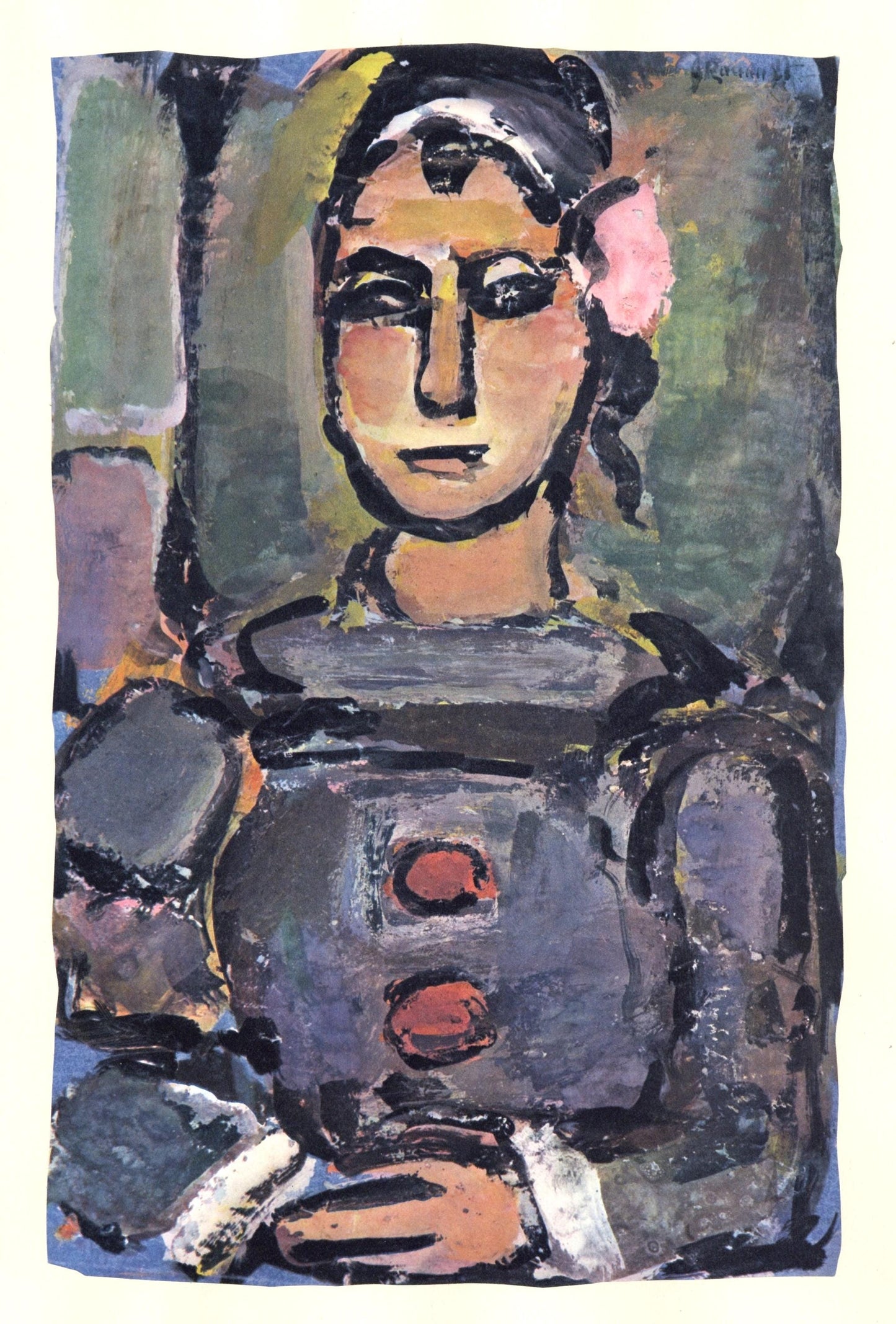 Georges Rouault, Composition, Divertissement, Lithograph