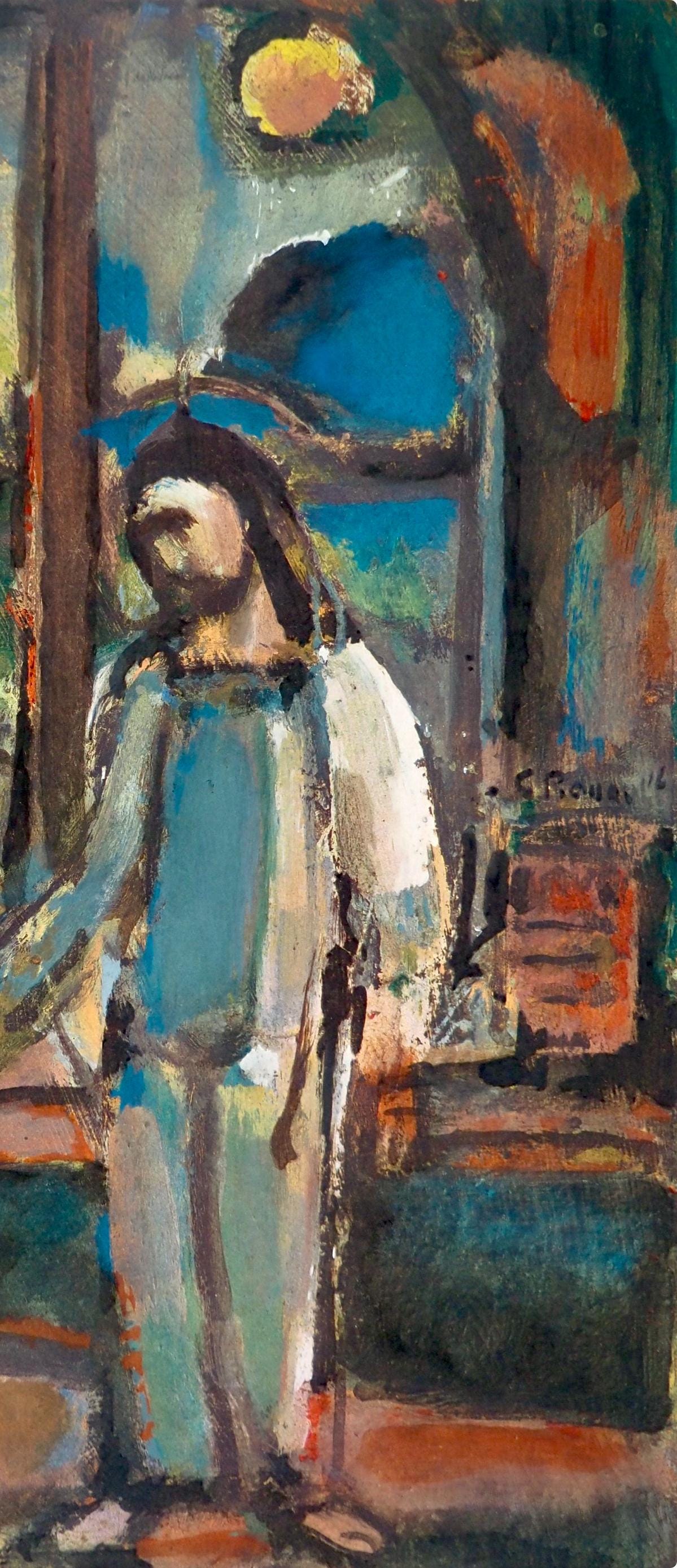 Georges Rouault, Composition, Stella Vespertina, Hliogravure