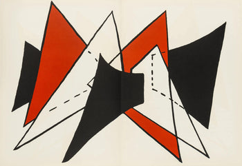 Alexander Calder, Composition, Derrire Le Miroir, Lithograph