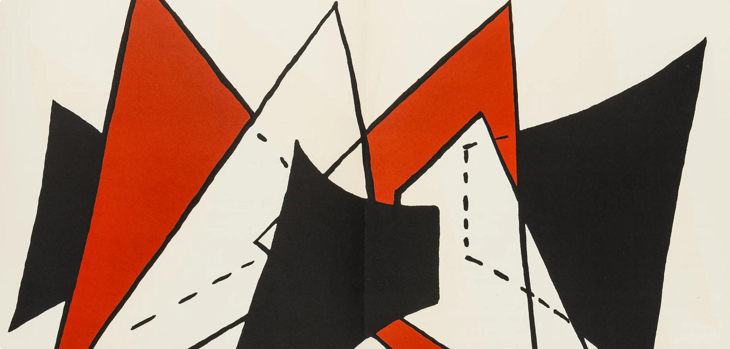 Alexander Calder, Composition, Derrire Le Miroir, Lithograph