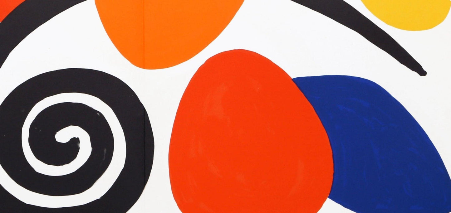 Alexander Calder, Composition, Derrire Le Miroir, Lithograph