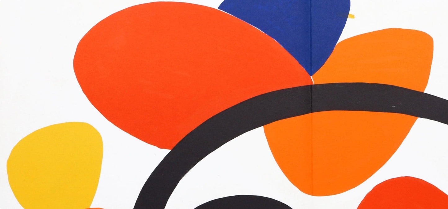 Alexander Calder, Composition, Derrire Le Miroir, Lithograph