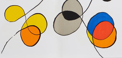 Alexander Calder, Composition, Derrire Le Miroir, Lithograph