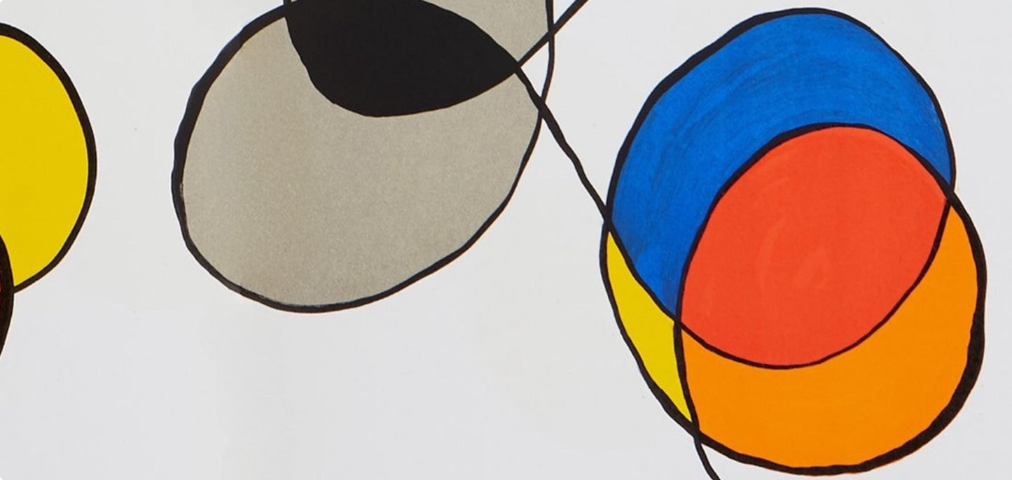 Alexander Calder, Composition, Derrire Le Miroir, Lithograph