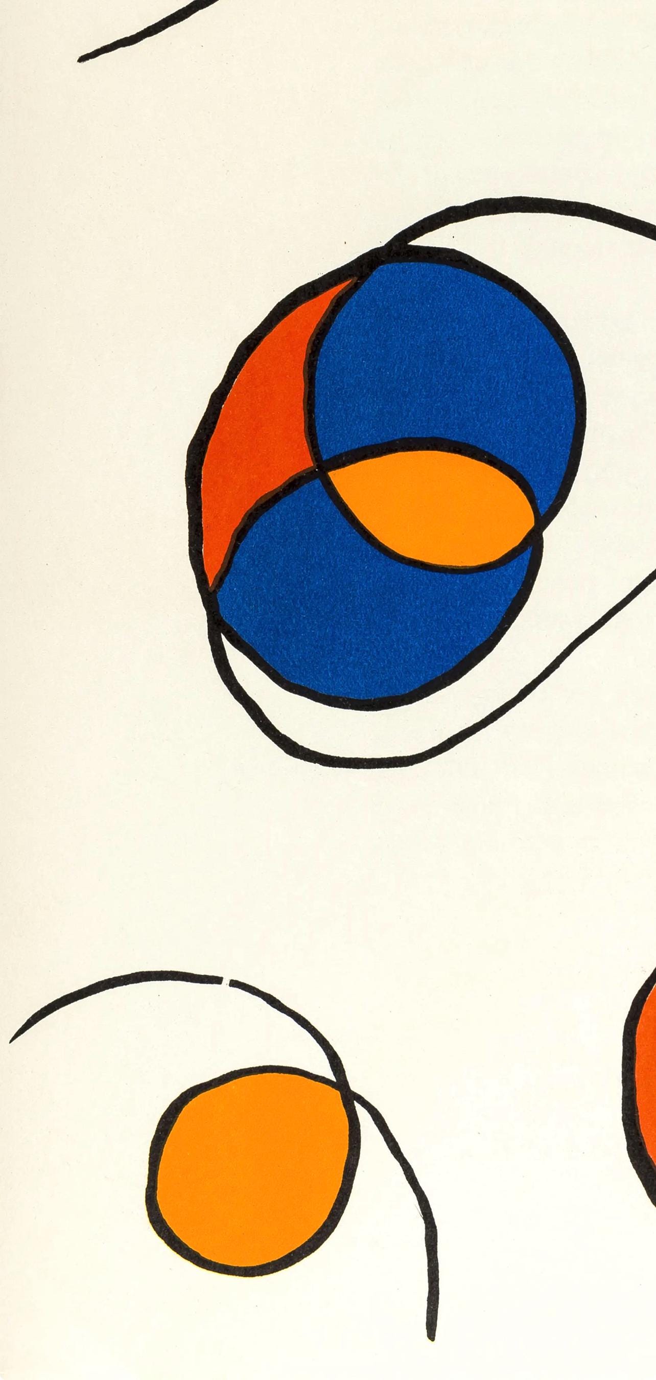 Alexander Calder, Composition, Derrire Le Miroir, Lithograph