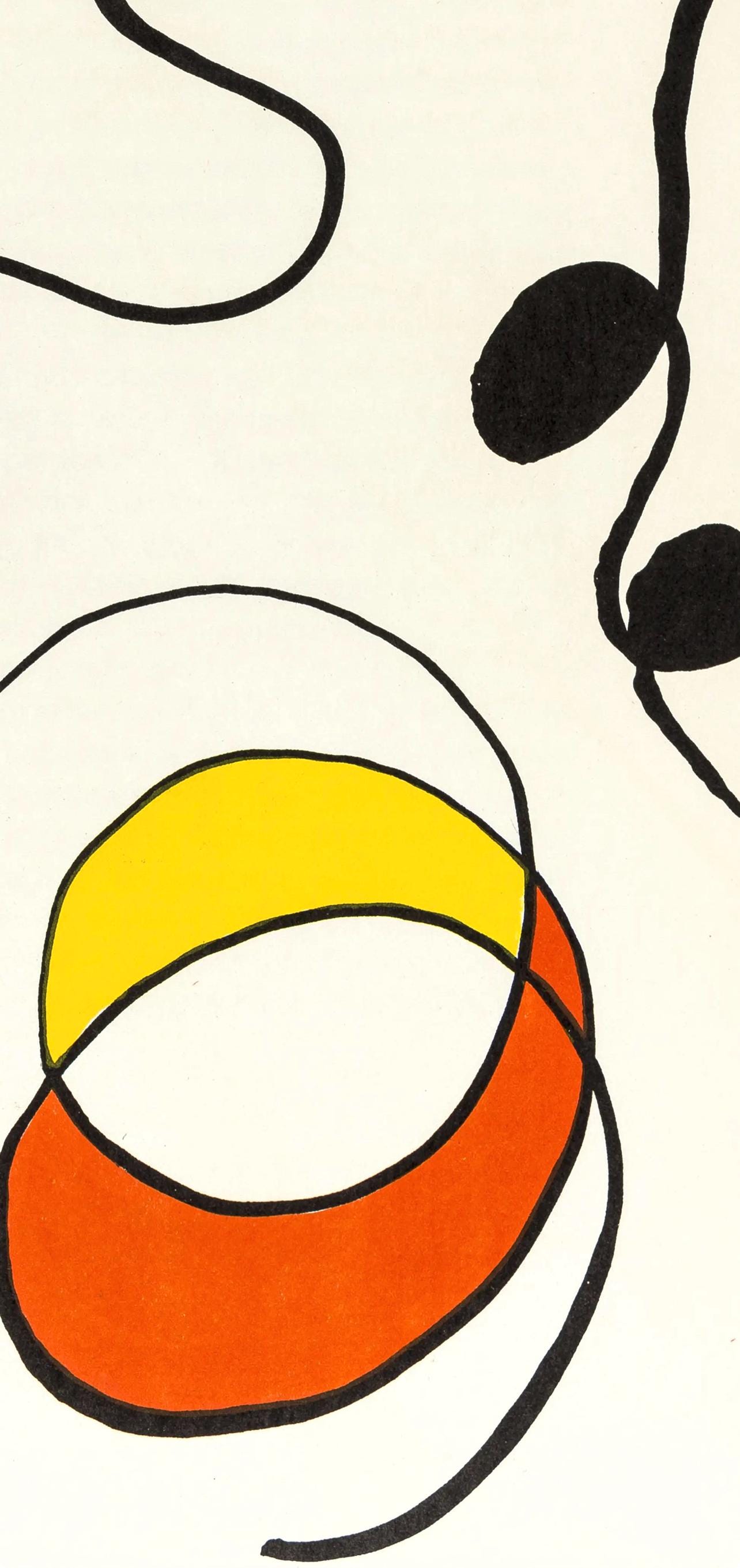 Alexander Calder, Composition, Derrire Le Miroir, Lithograph