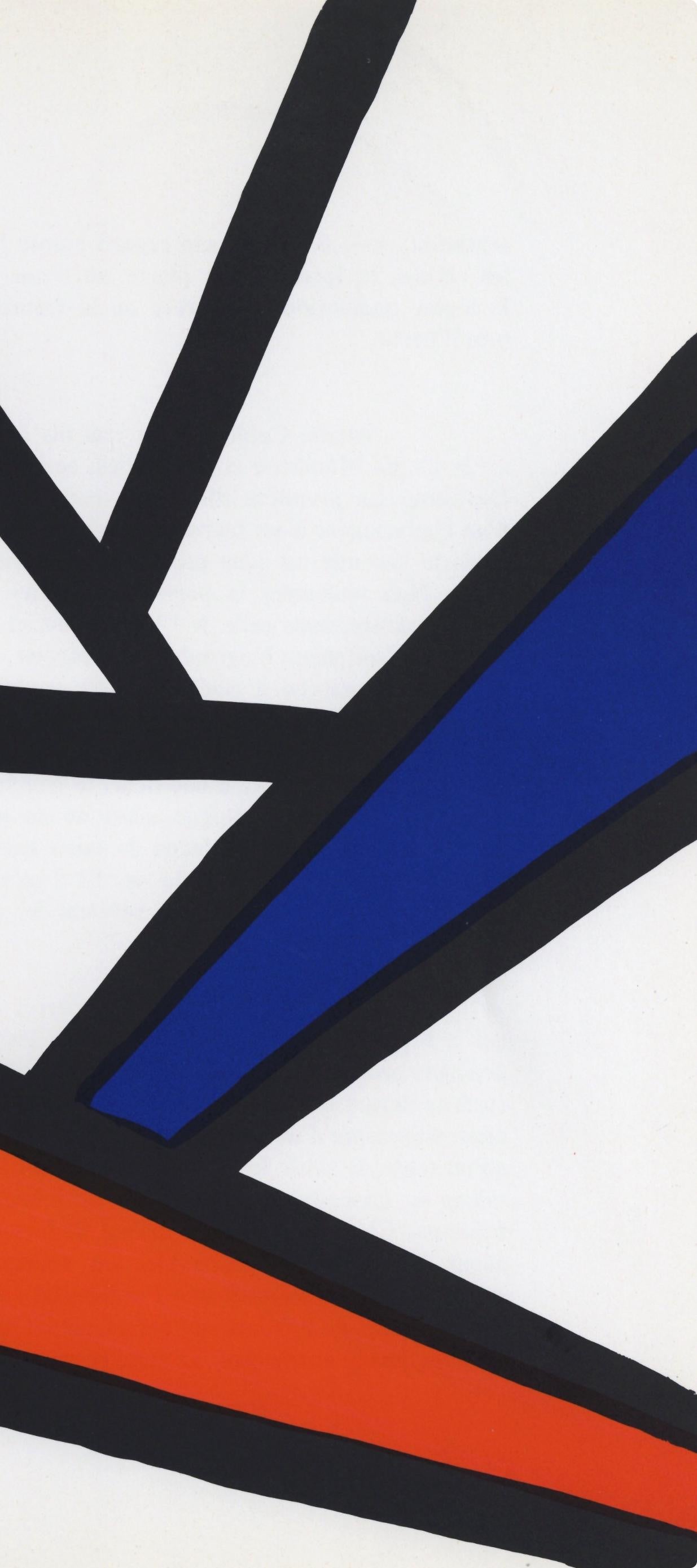 Alexander Calder, Composition, Derrire Le Miroir, Lithograph