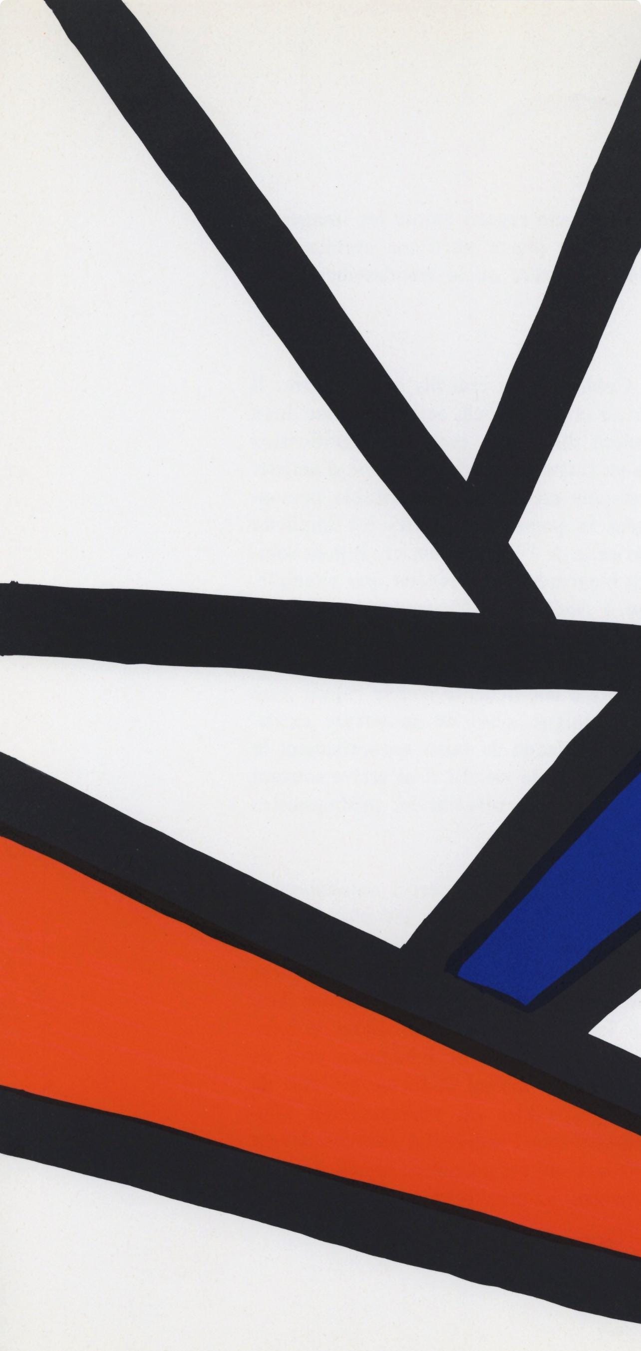 Alexander Calder, Composition, Derrire Le Miroir, Lithograph