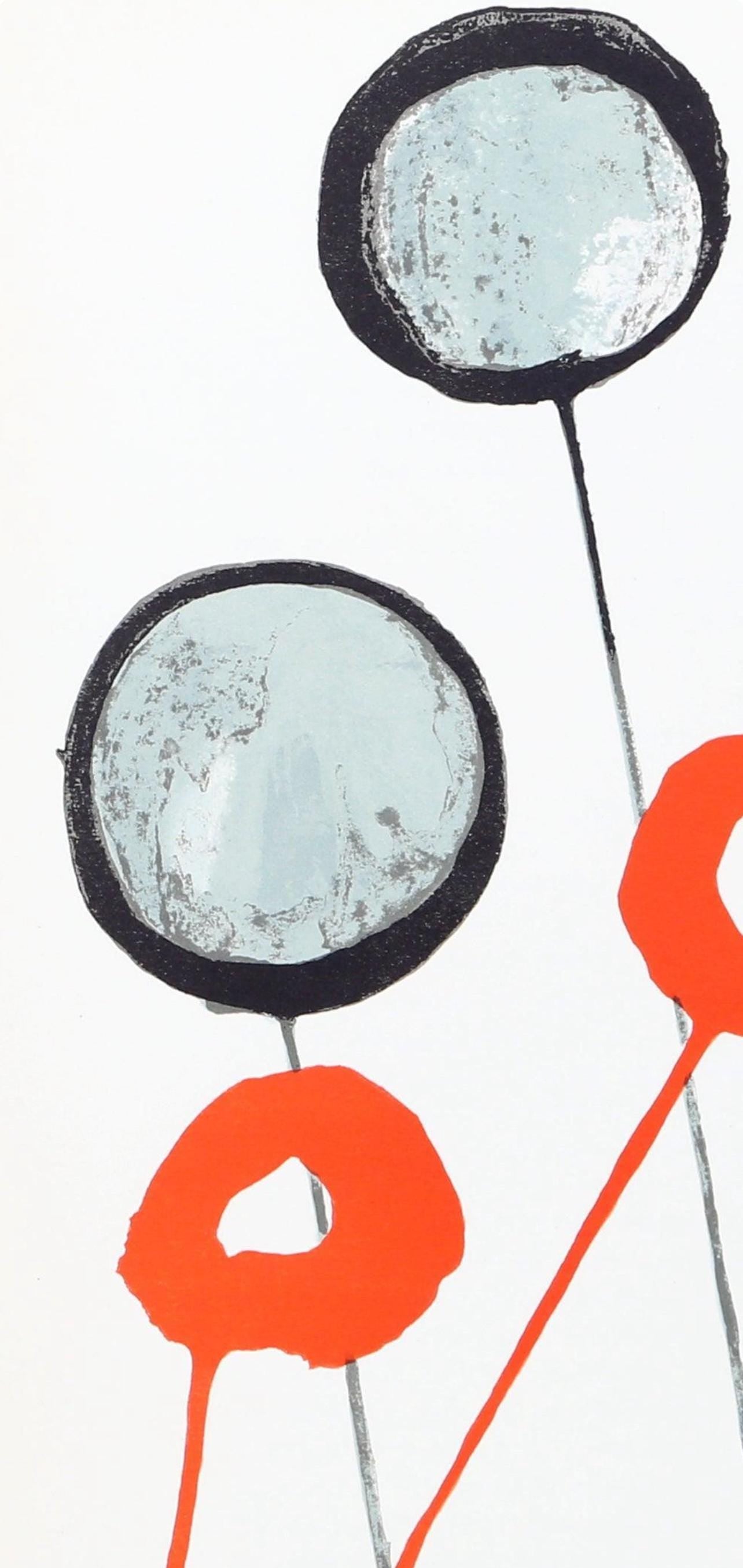 Alexander Calder, Composition, Derrire Le Miroir, Lithograph
