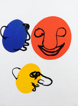 Alexander Calder, Composition, Derrire Le Miroir, Lithograph