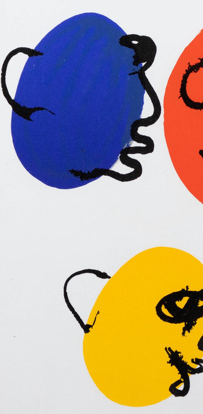 Alexander Calder, Composition, Derrire Le Miroir, Lithograph