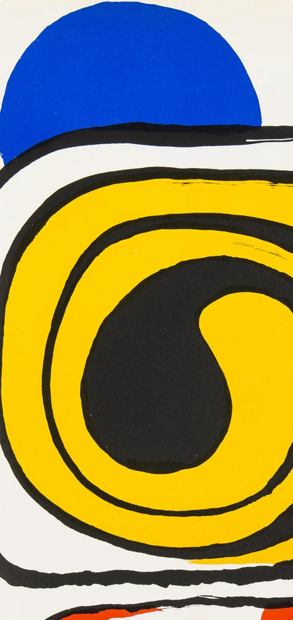 Alexander Calder, Composition, Derrire Le Miroir, Lithograph