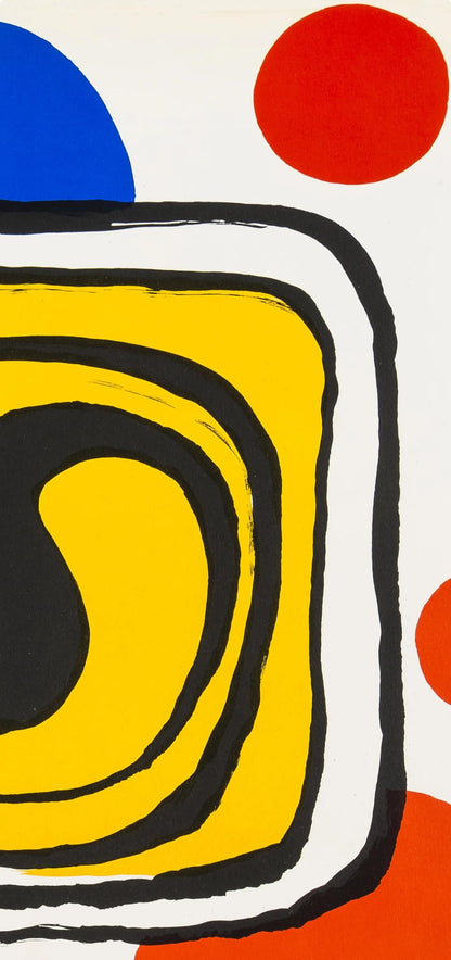 Alexander Calder, Composition, Derrire Le Miroir, Lithograph