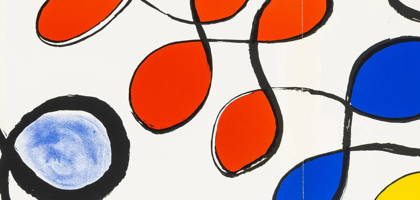 Alexander Calder, Composition, Derrire Le Miroir, Lithograph