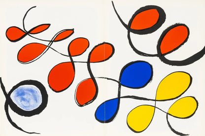 Alexander Calder, Composition, Derrire Le Miroir, Lithograph