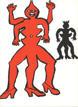 Alexander Calder, Composition, Derrire Le Miroir, Lithograph