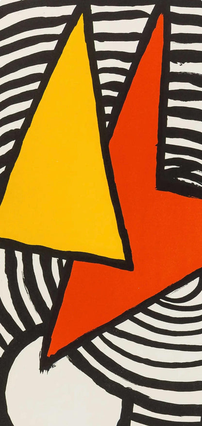 Alexander Calder, Composition, Derrire Le Miroir, Lithograph